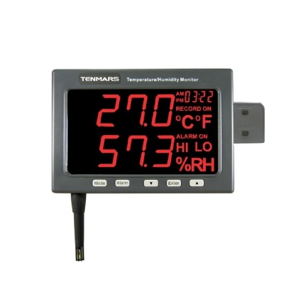 Temperature / Humidity LED MonitorModel: TM-185 / TM-185D | Advancom ...